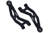 Aluminum 7075 Front Upper Suspension Arms For Arrma 1/18 GRANITE GROM MEGA 380 Brushed 4X4 Monster Truck ARA2102 - Black