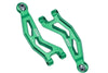 Aluminum 7075 Front Upper Suspension Arms For Arrma 1/18 GRANITE GROM MEGA 380 Brushed 4X4 Monster Truck ARA2102 - Green