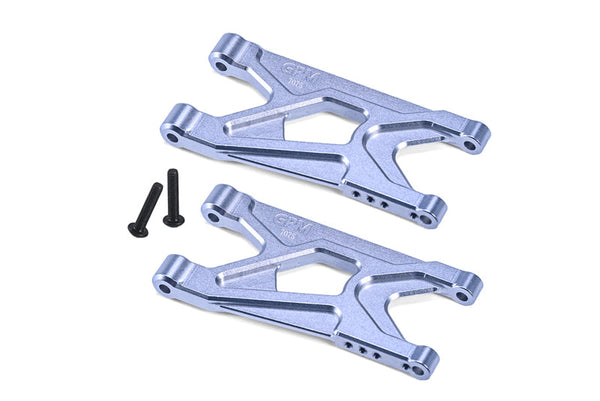 Aluminum 7075 Rear Suspension Arms For Arrma 1/10 GORGON 4X2 Mega 550 Brushed Monster Truck-ARA3230 Upgrades - Silver