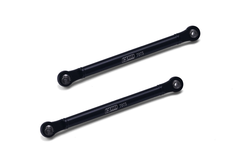 Aluminum 7075 Front Steering Link Rod For Arrma 1/10 GORGON 4X2 Mega 550 Brushed Monster Truck-ARA3230 Upgrades - Black