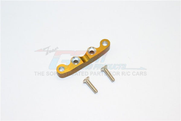 Kyosho Mini Inferno Aluminum Rear Arm Bulk For Front Gear Box With Screws - 1Pc Set Golden Black