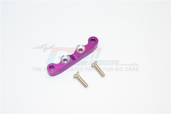 Kyosho Mini Inferno Aluminum Rear Arm Bulk For Front Gear Box With Screws - 1Pc Set Purple