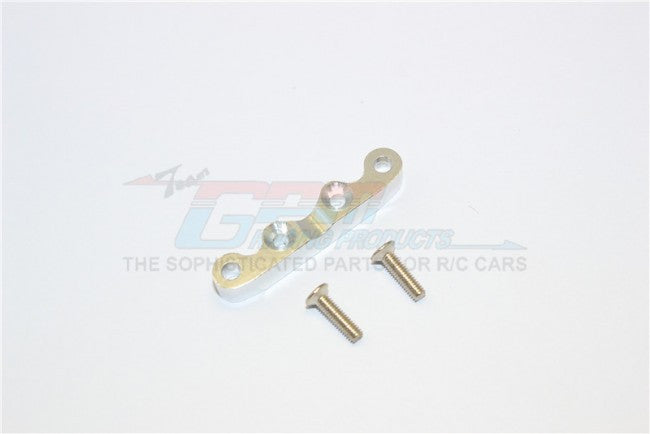 Kyosho Mini Inferno Aluminum Rear Arm Bulk For Front Gear Box With Screws - 1Pc Set Silver