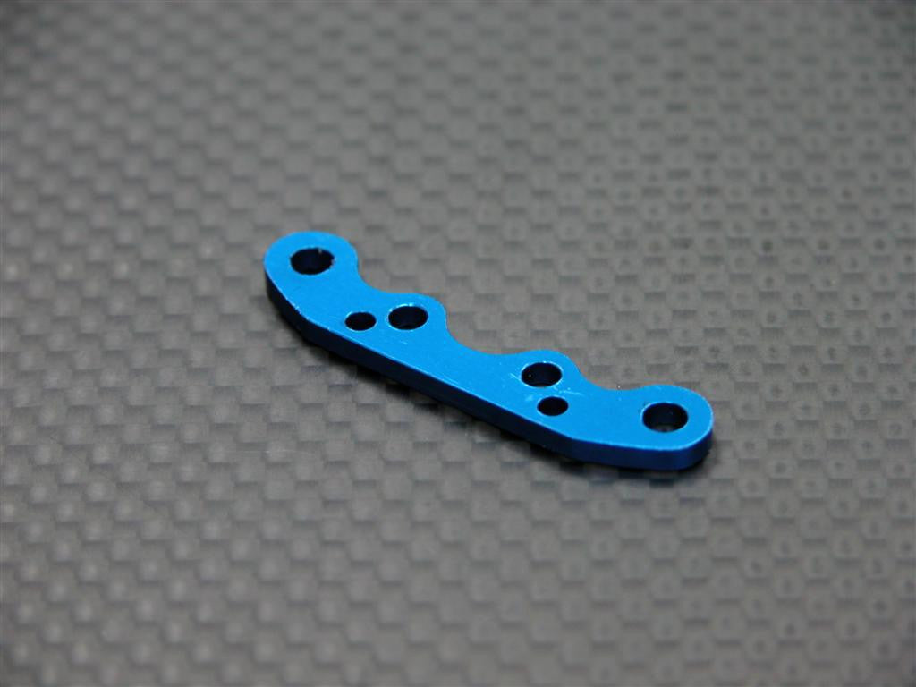 Kyosho Mini Inferno Aluminum Front Arm Plate For Rear Gear Box - 1Pc Blue