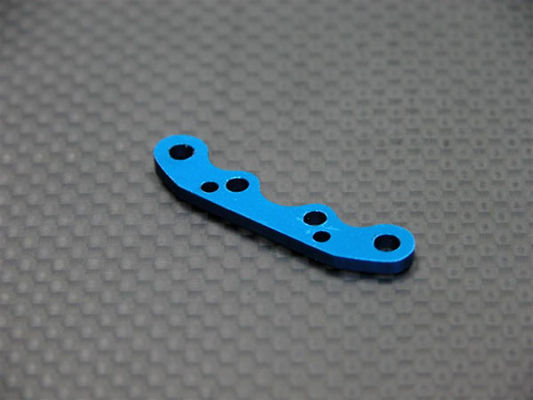 Kyosho Mini Inferno Aluminum Front Arm Plate For Rear Gear Box - 1Pc Blue