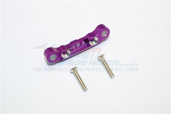 Kyosho Mini Inferno Aluminum Rear Arm Bulk (1 Deg) For Rear Gear Box With Screws - 1Pc Set Purple