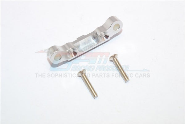 Kyosho Mini Inferno Aluminum Rear Arm Bulk (1 Deg) For Rear Gear Box With Screws - 1Pc Set Silver