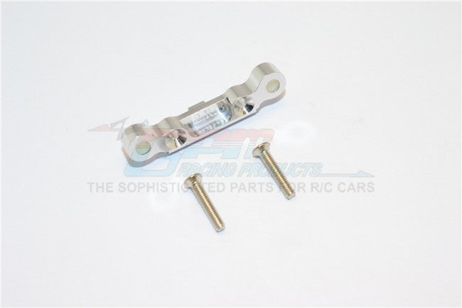 Kyosho Mini Inferno Aluminum Rear Arm Bulk (2 Deg) For Rear Gear Box With Screws - 1Pc Set Silver