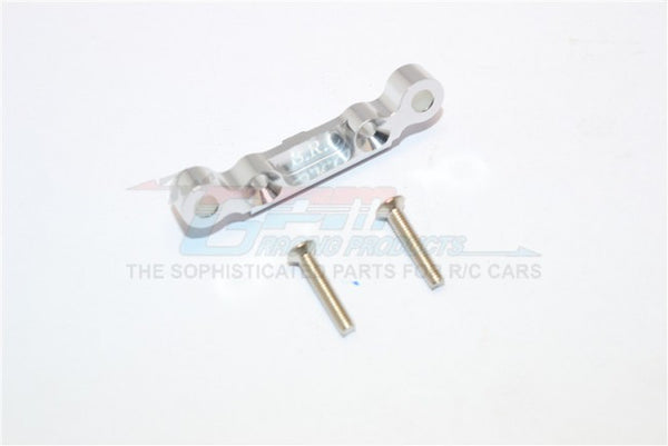 Kyosho Mini Inferno Aluminum Rear Arm Bulk (3 Deg) For Rear Gear Box With Screws - 1Pc Set Silver