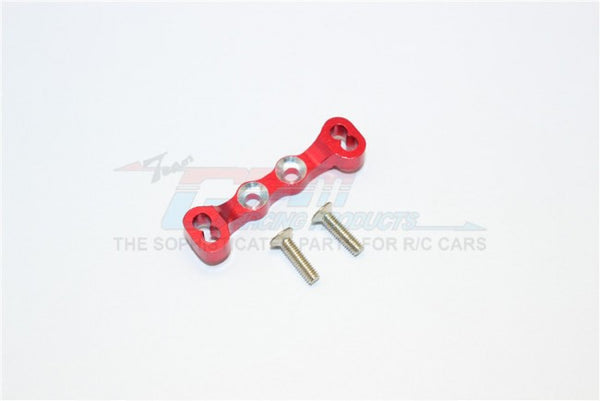 Kyosho Mini Inferno Aluminum Rear Upper Arm Bulk For Front Gear Box With Screws - 1Pc Set Red