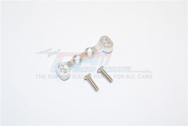 Kyosho Mini Inferno Aluminum Rear Upper Arm Bulk For Front Gear Box With Screws - 1Pc Set Silver