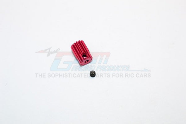 Kyosho Mini Inferno Aluminum Motor Gear (13T) - 1Pc Set Red