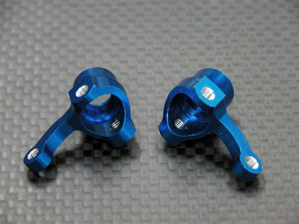 Kyosho Mini Inferno Aluminum Front Knuckle Arm - 1Pr Blue