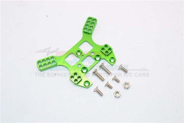 Kyosho Mini Inferno Aluminum Rear Damper Tower With Screws - 1Pc Set Green