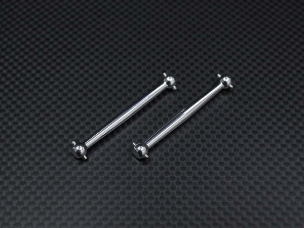 Kyosho Mini Inferno Aluminum Rear Dog Bone (47mm) - 1Pr Silver