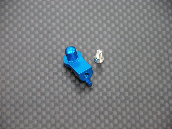 Kyosho Mini Inferno Aluminum Rear Body Posts Mount With Screw - 1Pc Set Blue