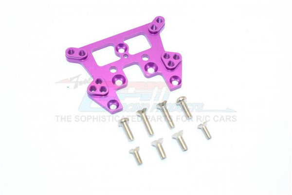 Kyosho Mini Inferno ST Aluminum Rear Damper Tower With Screws  - 1Pc Set Purple