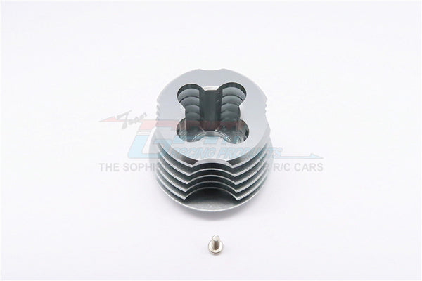Kyosho Mini Inferno Aluminum Heat Sink For Speed Controller With Screw - 1Pc Set Gray Silver