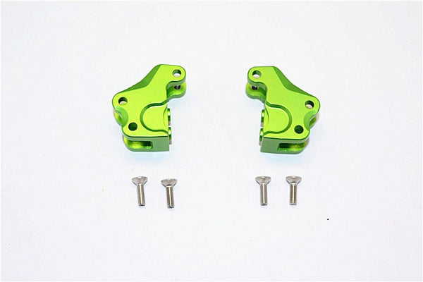 Axial SMT10 Grave Digger (AX90055) Aluminum Front/Rear Gear Box Components - 1Pr Set Green