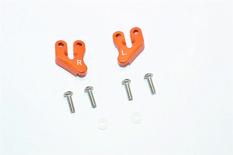 Axial SMT10 Grave Digger (AX90055) & MAX-D (AX90057) Aluminum Rear Supporting Mount - 2Pcs Set Orange