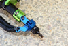 Axial SMT10 Grave Digger (AX90055) Aluminum Wheel Hex (+2mm) - 2Pcs Set Green
