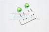 Axial SMT10 Grave Digger (AX90055) Aluminum Wheel Hex (+2mm) - 2Pcs Set Green