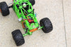 Axial SMT10 Grave Digger (AX90055) Aluminum Front/Rear Axle Housing - 1 Set Gray Silver