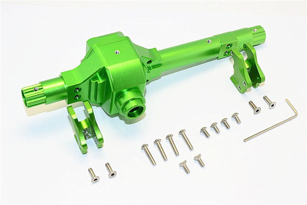 Axial SMT10 Grave Digger (AX90055) Aluminum Front/Rear Axle Housing - 1 Set Green