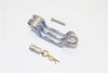 Axial SMT10 Grave Digger (AX90055) Aluminum Battery Mount - 1 Set Gray Silver