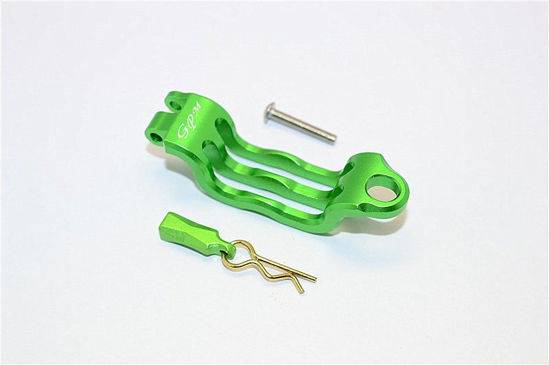 Axial SMT10 Grave Digger (AX90055) Aluminum Battery Mount - 1 Set Green