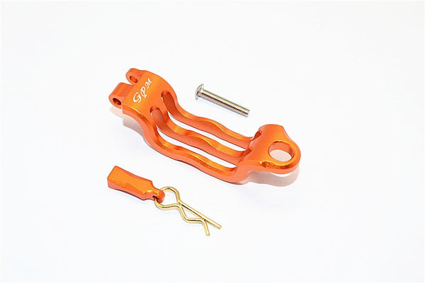 Axial SMT10 Grave Digger (AX90055) Aluminum Battery Mount - 1 Set Orange