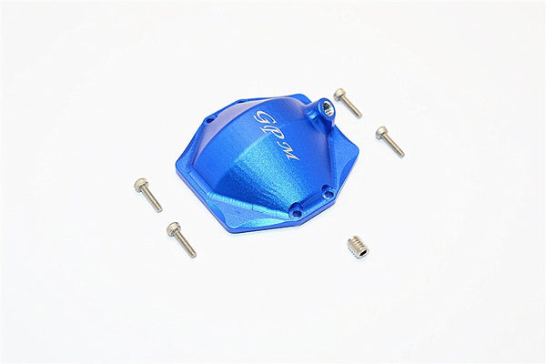 Axial SMT10 Grave Digger (AX90055) Aluminum Front/Rear Cover For Original Axle Housing - 1Pc Set Blue