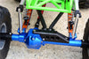 Axial SMT10 Grave Digger (AX90055) & RR10 Bomber (AX90048) Aluminum Front Or Rear Axle Housing Assembly (GPM Upgrade Version) - 6Pcs Set Green