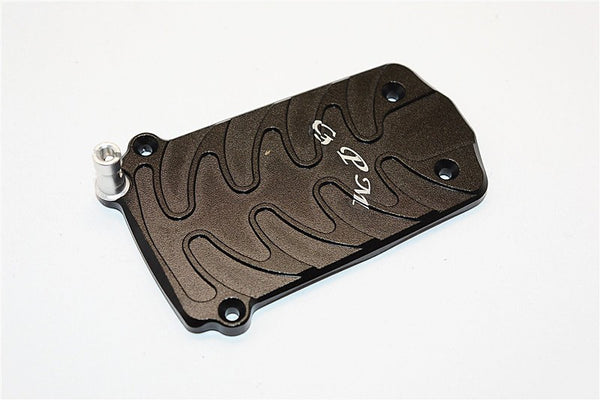 Axial SMT10 Grave Digger (AX90055) & MAX-D (AX90057) Aluminum Receiver Mount - 1Pc Set Black