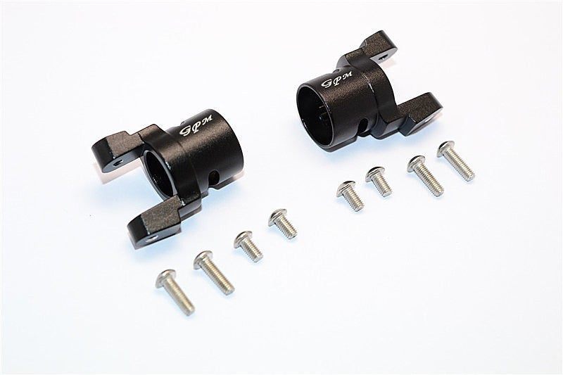 Axial SMT10 Grave Digger (AX90055) Aluminum Front C Hub - 1Pr Set Black