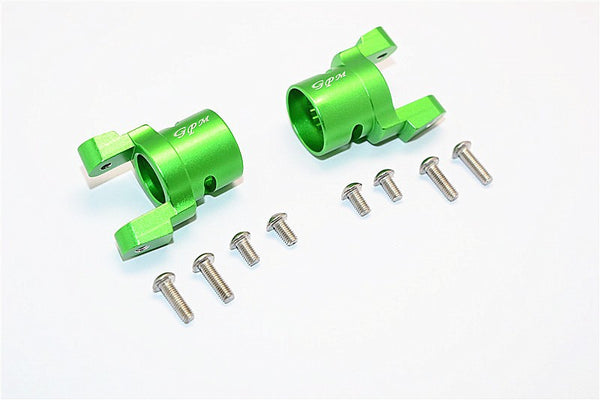 Axial SMT10 Grave Digger (AX90055) Aluminum Front C Hub - 1Pr Set Green