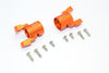 Axial SMT10 Grave Digger (AX90055) Aluminum Front C Hub - 1Pr Set Orange