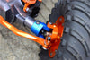 Axial SMT10 Grave Digger (AX90055) Aluminum Front C-Hub & Knuckle Arm (5 Degree Caster) - 4Pcs Set Red