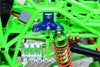 Axial SMT10 Grave Digger (AX90055) Aluminum Front/Rear Adjustable Shock Mount - 1Pr Set Blue