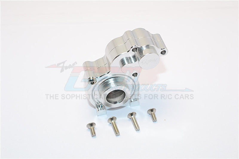 Axial SMT10 Grave Digger (AX90055) Aluminum Center Transmission Case - 1 Set Silver
