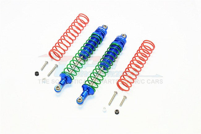 Axial SMT10 Grave Digger (AX90055) Aluminum Front/Rear Adjustable Shock (125mm) - 1Pr Set Blue