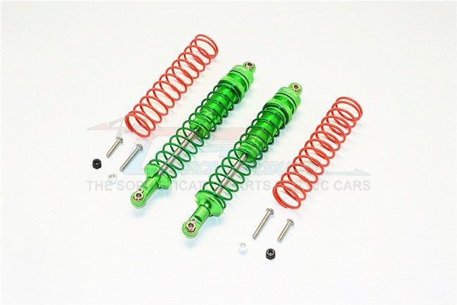 Axial SMT10 Grave Digger (AX90055) Aluminum Front/Rear Adjustable Shock (125mm) - 1Pr Set Green