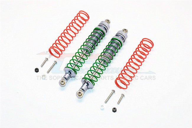 Axial SMT10 Grave Digger (AX90055) Aluminum Front/Rear Adjustable Shock (125mm) - 1Pr Set Gray Silver