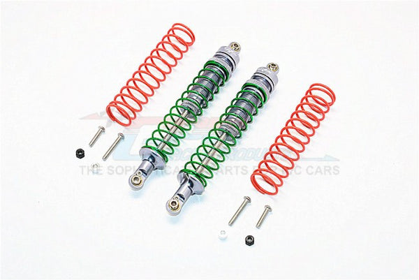 Axial SMT10 Grave Digger (AX90055) Aluminum Front/Rear Adjustable Shock (125mm) - 1Pr Set Gray Silver