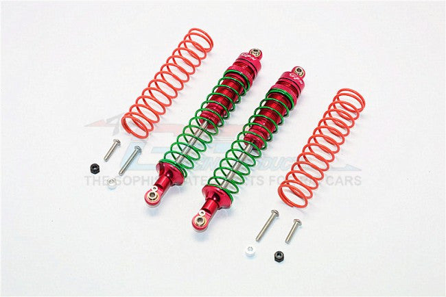 Axial SMT10 Grave Digger (AX90055) Aluminum Front/Rear Adjustable Shock (125mm) - 1Pr Set Red
