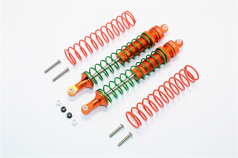 Axial SMT10 Grave Digger (AX90055) Aluminum Front/Rear Adjustable Shock (125mm) - 1Pr Set Green