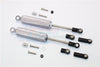 Axial SMT10 Grave Digger (AX90055) & MAX-D (AX90057) AluminumFront/Rear Internal Shocks (3 Length Adjustable Design) - 1Pr Set Gray Silver