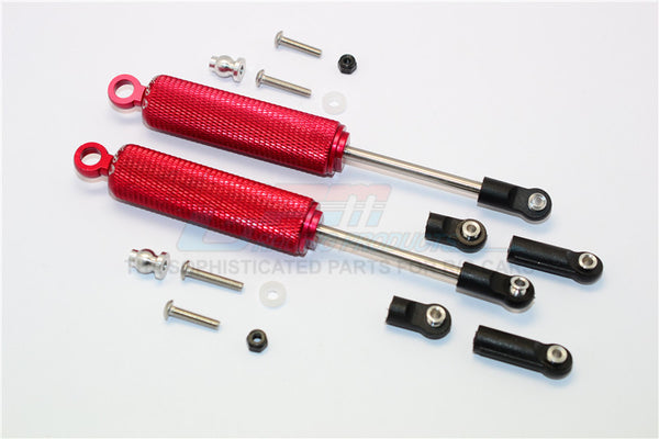 Axial SMT10 Grave Digger (AX90055) & MAX-D (AX90057) AluminumFront/Rear Internal Shocks (3 Length Adjustable Design) - 1Pr Set Red