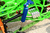 Axial SMT10 Grave Digger (AX90055) & MAX-D (AX90057) AluminumFront/Rear Internal Shocks (3 Length Adjustable Design) - 1Pr Set Green