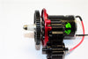 Axial SMT10 Grave Digger (AX90055) & MAX-D (AX90057) Aluminum Spur Gear Adapter+Steel Gear 55T - 1 Set Red